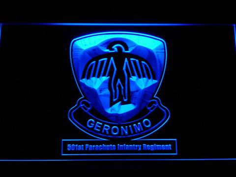 US Army 501st Parachute Infantry Regiment LED Neon Sign